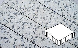 Плитка тротуарная Готика, Granite FINO, Квадрат, Грис Парга, 300*300*80 мм
