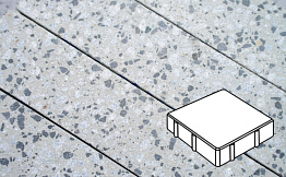 Плитка тротуарная Готика, City Granite FINERRO, Квадрат, Грис Парга, 150*150*60 мм