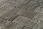 Плитка тротуарная BRAER Старый город Ландхаус Color Mix Вечер, толщина 80 мм