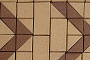 Клинкерная брусчатка мозаичная (8 частей) ABC Lederfarben nuanciert, 240*118/60*60*52 мм