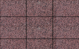 Плитка тротуарная Квадрат (ЛА-Линия) Б.1.К.8 Гранит+ красный с черным 300*300*80 мм
