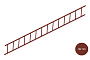 Модульная лестница Orima, 4,2 м, кирпично-красный