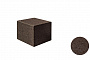 Бетонный Куб-2 ВЫБОР гранит цвет с пигментом коричневый (без подставки) 420*420*420 мм