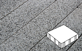 Плитка тротуарная Готика, Granite FINO, Квадрат, Белла Уайт, 300*300*100 мм