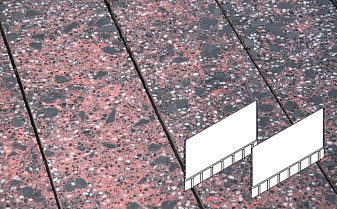 Плитка тротуарная Готика, Granite FINO, Плита AI, Дымовский, 700*500*80 мм
