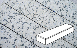 Плитка тротуарная Готика, Granite FINO, Паркет, Грис Парга, 300*100*60 мм