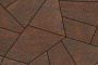 Плитка тротуарная Оригами 4Фсм.8 Листопад гранит Клинкер