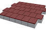 Плитка тротуарная SteinRus Армор В.2.К.8, гладкая, красный, 100*100*100 мм