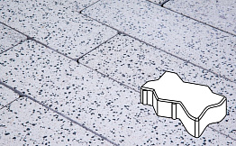 Плитка тротуарная Готика, Granite FINO, Зигзаг/Волна, Покостовский, 225*112,5*60 мм