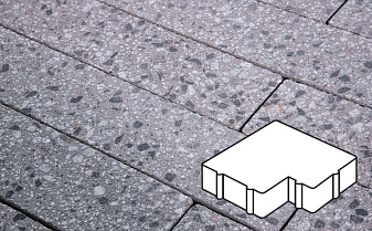 Плитка тротуарная Готика, City Granite FINERRO, Калипсо, Галенит, 200*200*60 мм