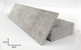 Керамогранитная плита Faveker GA16 для НФС, Urban Gris, 800*400*18 мм