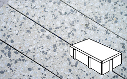 Плитка тротуарная Готика, City Granite FINERRO, Брусчатка, Грис Парга, 200*100*60 мм