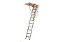 Металлическая лестница FAKRO LML Lux, высота 2800 мм, размер люка 860*1300 мм