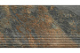 Клинкерная ступень с насечками Paradyz Ardis Rust, 600*300*8,5 мм