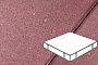Плитка тротуарная Готика Profi, Квадрат, красный, частичный прокрас, с/ц, 500*500*80 мм