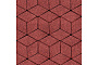 Плитка тротуарная SteinRus Полярная звезда Б.5.Ф.8, Native, красный, 250*150*60 мм