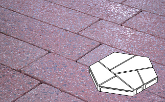 Плитка тротуарная Готика, City Granite FINERRO, Полигональ, Ладожский, 893*780*80 мм