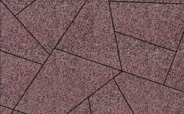 Плитка тротуарная Оригами 4Фсм.8 Гранит+ красный с черным