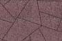 Плитка тротуарная Оригами 4Фсм.8 Гранит+ красный с черным