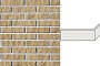 Декоративный кирпич White Hills Алтен брик угловой элемент цвет 312-15