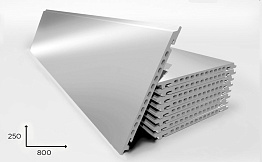 Керамогранитная плита Faveker GA16 для НФС, Acero, 800*250*18 мм