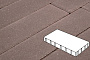 Плитка тротуарная Готика Profi, Плита, коричневый, частичный прокрас, с/ц, 600*300*60 мм