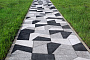 Плитка тротуарная Оригами 4Фсм.8 Стоунмикс черный