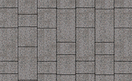 Плитка тротуарная Старый город Б.1.Ф.6см Стоунмикс кремовый с черным
