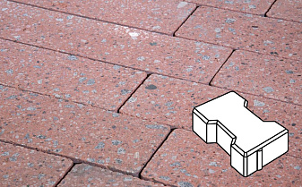 Плитка тротуарная Готика, City Granite FINO, Катушка, Травертин, 200*165*60 мм