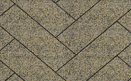 Плитка тротуарная Прямоугольник (Ла-Линия) Б.5.П.8 Гранит+ желтый с черным 600*300*80 мм