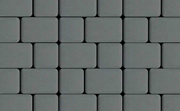 Плитка тротуарная SteinRus Инсбрук Альт Дуо, гладкая, серый, толщина 40 мм