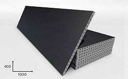 Керамогранитная плита Faveker GA20 для НФС, Negro, 1000*400*20 мм
