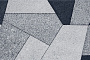 Плитка тротуарная Оригами 4Фсм.8 Стоунмикс черный