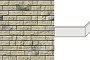 Угловой декоративный кирпич для навесных вентилируемых фасадов White Hills Бремен брик F305-15
