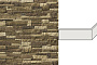 Угловой искусственный камень для навесных вентилируемых фасадов White Hills Каскад Рейндж F231-25
