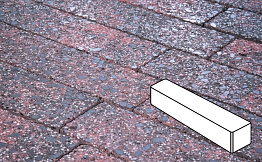 Плитка тротуарная Готика Granite FINERRO, ригель, Дымовский 360*80*80 мм