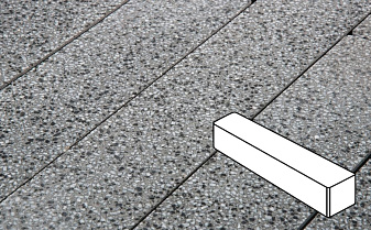 Плитка тротуарная Готика, Granite FINO, Ригель, Белла Уайт, 360*80*80 мм