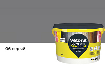 Затирка для швов vetonit comfort spectrum, 06 серый, 2 кг