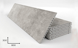 Керамогранитная плита Faveker GA16 для НФС, Urban Gris, 800*300*18 мм