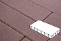 Плитка тротуарная Готика Profi, Плита, темно-коричневый, частичный прокрас, с/ц, 600*300*60 мм
