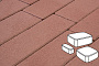 Плитка тротуарная Готика Profi, Классика, красный, полный прокрас, б/ц, толщина 60 мм, комплект 3 шт