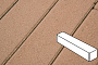 Плитка тротуарная Готика Profi, Ригель, оранжевый, частичный покрас, б/ц, 360*80*80 мм