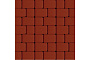Плитка тротуарная SteinRus Инсбрук Альт Дуо, гладкая, оранжевый, толщина 40 мм
