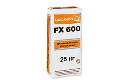 Эластичный плиточный клей quick-mix FX600, 25 кг