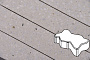 Плитка тротуарная Готика, Granite FINERRO, Зигзаг/Волна, Мансуровский, 225*112,5*60 мм
