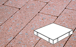 Плитка тротуарная Готика, Granite FINERRO, Квадрат, Травертин, 500*500*100 мм