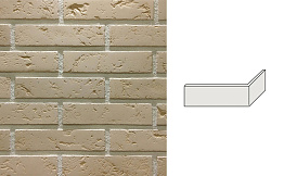 Угловой декоративный кирпич Redstone Light brick LB-22/U, 202*96*49 мм