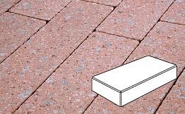Плитка тротуарная Готика Granite FINERRO, картано, Травертин 300*150*80 мм