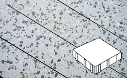 Плитка тротуарная Готика, City Granite FINO, Квадрат, Грис Парга, 300*300*100 мм