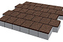 Плитка тротуарная SteinRus Армор В.2.К.8, Native, коричневый, 100*100*100 мм